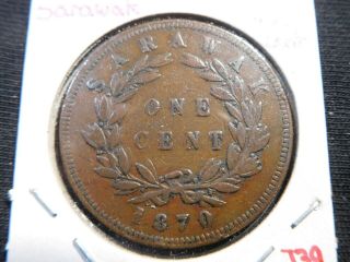 J39 Malaya Sarawak 1870 Cent
