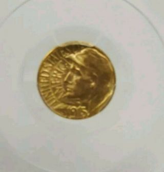 1915 - S Panama - Pacific Gold Dollar Commemorative $1 PCGS AU58 Pan Pacific Pan Pac 3