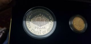 1987 United States Constitution 2 Coin Proof Set,  $5 Gold,  $1 Silver 5