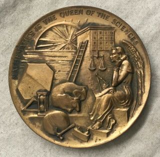 Cooper Union Reddick Award For Excellence In Mathematics Medal,  1962 By Hovannes
