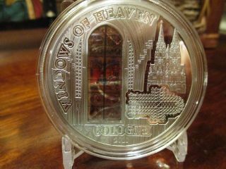 2010 Cook Islands Cologne Windows Of Heaven 50g Silver Coin