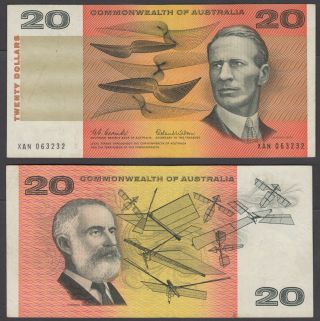 Australia 20 Dollars Nd 1966 (vf) Banknote P - 41a Coombs/wilson