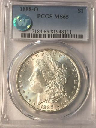1888 - O Pcgs Ms65 Morgan Silver Dollar