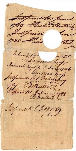 1782,  RARE,  African American soldier,  Lyme,  Revolutionary War pay order,  signed 2