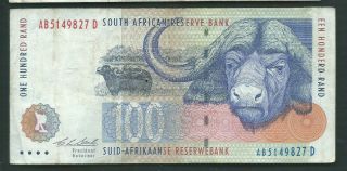 South Africa 1994 100 Rand P 126a Circulated