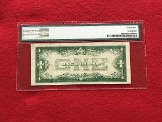 FR - 1605 1928 E Series $1 Silver Certificate RARE - KEY NOTE PMG 25 Very Fine 2