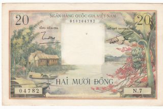 South Vietnam - 20 Dong 1956