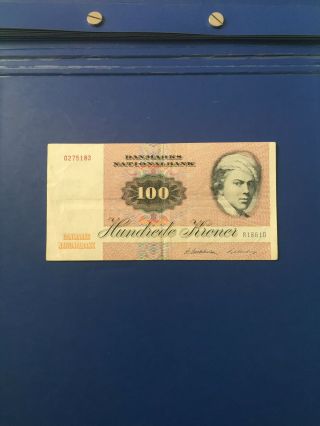 Denmark 100 Kroner 1972