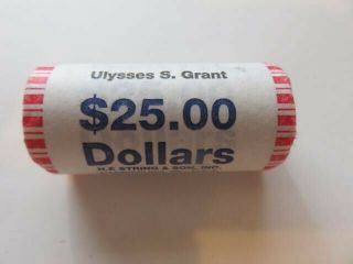 Ulysses S.  Grant Presidential Gold Dollar Roll 25 Coins