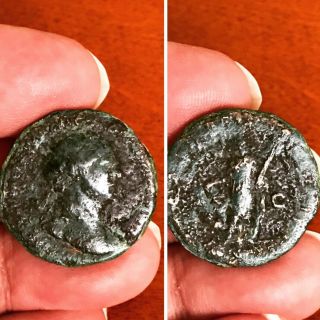Ancient Roman/greek Bc/ad Unknown Unclean Silver /bronze Coin Unknown Rare