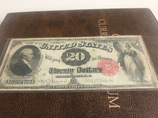 1880 $20 United States Legal Tender Note Bruce/roberts