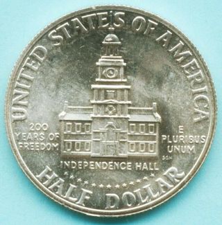 1776 - 1976 S Bicentennial Jfk Kennedy Half Dollar Silver Coin Uncirculated