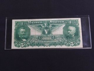 1896 $5 Silver Certificate (FR - 268) VF 2