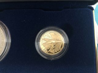 United States Constitution Coins Proof Set 1987 $5 Dollar Gold $1 Silver 5
