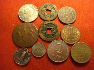 10 Asia Coins 1808 - 2006