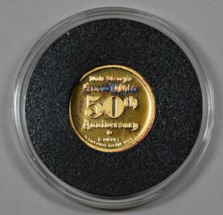Snow White " The Witch " 1/4 Oz.  999 Gold Proof 1987,  Box,  Toned
