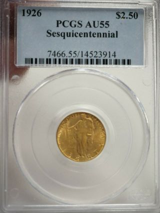 1926 Sesquicentennial $2.  50 Pcgs Certified Au55 3914