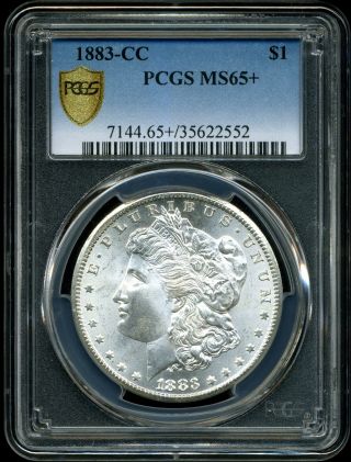 1883 - Cc $1 Morgan Silver Dollar Ms65,  Pcgs 35622552