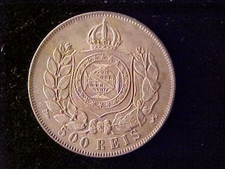 BRAZIL 500 REIS 1868 2