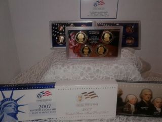 2007 Us Proof Set - Complete 14 Coin Set From San Francisco 