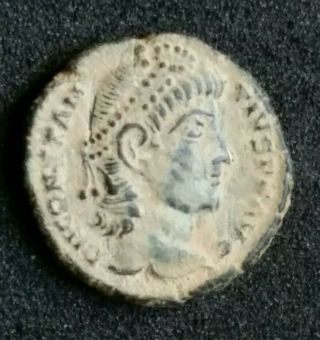 Constantius Vot Xx Mvlt Xxx Sharp 1600 Years Old Roman Coin Piece Of History