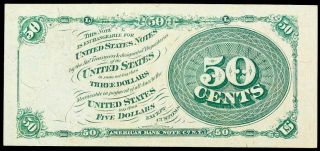 Fr.  1376 50¢ Fourth Issue Stanton Fractional Currency UNCIRCULATED 2