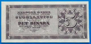Yugoslavia; 5 Dinara 1950,  Serie Informbiro,  Unissued,  Unc,  R