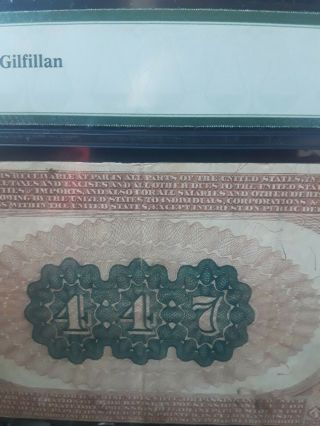 $10 1882 Brown Back Large US Note National Currency Plainfield NJ VF30 Fr 479 7