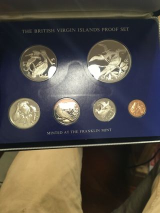 1975 Six Piece Coinage Of The British Virgin Islands Proof Set From Estate