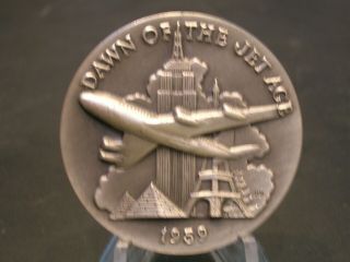 Dawn Of The Jet Age Sterling Silver Medal - Longines Symphonette