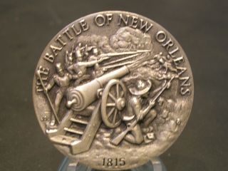 The Battle Of Orleans Sterling Silver Medal - Longines Symphonette