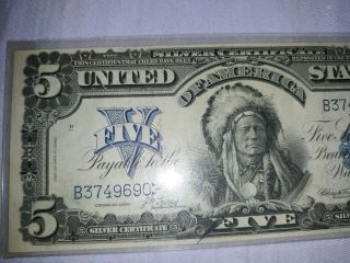 $5 Large Note 1899 SILVER certificate 10