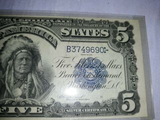$5 Large Note 1899 SILVER certificate 12
