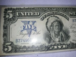 $5 Large Note 1899 Silver Certificate