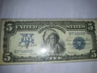 $5 Large Note 1899 SILVER certificate 9