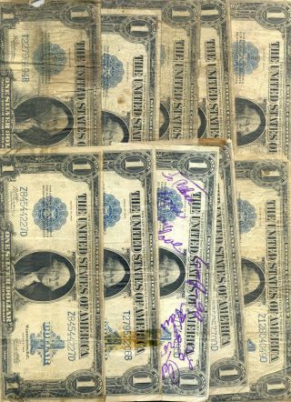 $20 Face value in $1 1923 Silver Certificates in decent circulated 3