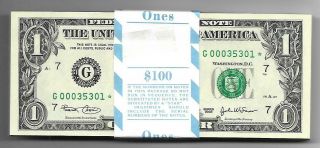 2003 Ch/cu $1 Low Serial Chicago Star Pack 100 Consecutive