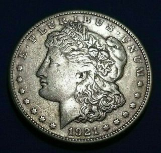 U.  S.  1921 - S Morgan Silver Dollar Coin Start Bid One Cent
