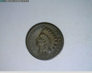 1879 1c Indian Head Cent Old Penny (6 - 175 M5)