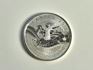 2015 Canada $20 Dollars -.  9999 Fine Silver Fifa Women 