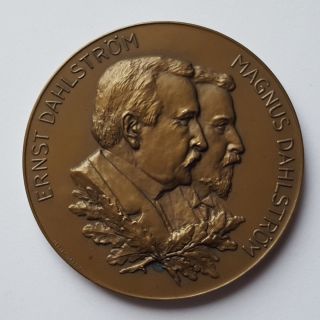 Finland Runeberg Bronze Art Medal 