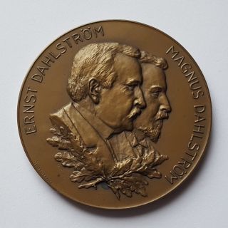 Finland Runeberg Bronze Art Medal 