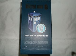 2013 $2 Doctor Who 50th Anniversary 1oz Silver Proof Coin AT 3