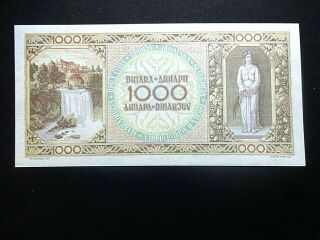 Yugoslavia 1946,  1000 Dinara,  Unc Perfect Banknote