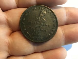 Hard Times Token 1834 " My Victory " Jackson Experiment Currency L8 Ht9