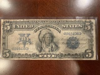 Fr 271 $5 1899 Indian Chief Silver Certificate