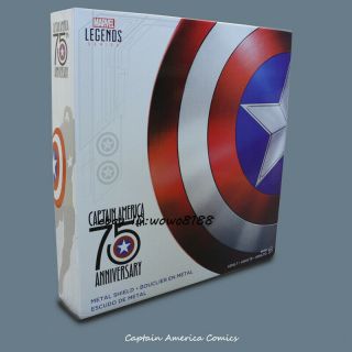 Marvel Legends Captain America 75th Anniversary Avengers Shield Alloy Metal 3