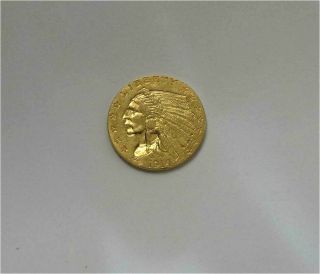 1914 Usa $2 1/2 Dollars Gold Coin Indian Head,  Quarter Eagle Crisp Xf/au