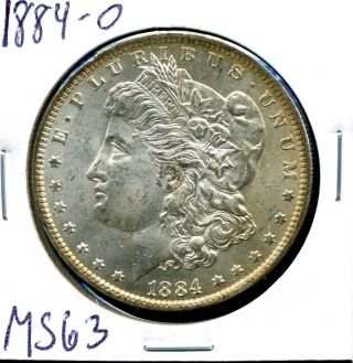 1884 - O $1 Morgan Silver Dollar In Choice Uncirculated