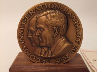 Second Inauguration January 20,  2005 George W Bush Medal Craft Coin Bronze 2